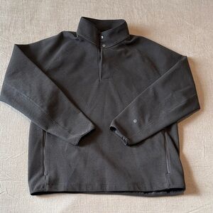 lululemon athletica Men's Charcoal Zip-Up Sweater